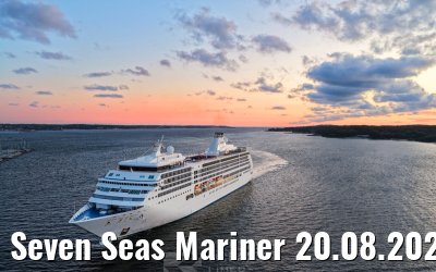 Seven Seas Mariner 20.08.2025 Kiel arrival