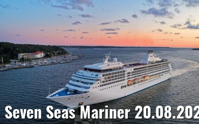 Seven Seas Mariner 20.08.2025 Kiel arrival