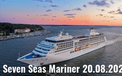 Seven Seas Mariner 20.08.2025 Kiel arrival