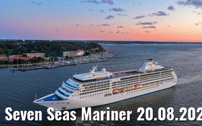 Seven Seas Mariner 20.08.2025 Kiel arrival