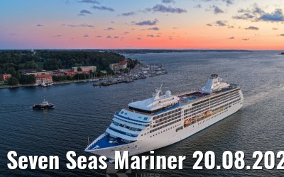 Seven Seas Mariner 20.08.2025 Kiel arrival