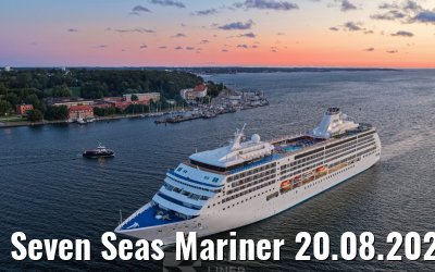 Seven Seas Mariner 20.08.2025 Kiel arrival
