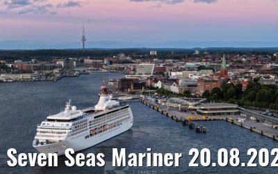Seven Seas Mariner 20.08.2025 Kiel arrival