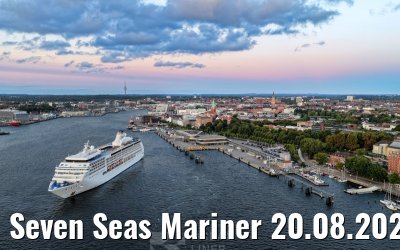 Seven Seas Mariner 20.08.2025 Kiel arrival