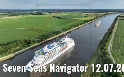 Seven Seas Navigator 12.07.2022 Nord-Ostsee-Kanal (Kiel Canal)