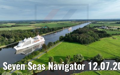 Seven Seas Navigator 12.07.2022 Nord-Ostsee-Kanal (Kiel Canal)