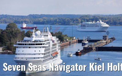 Seven Seas Navigator Kiel Holtenau locks 22.09.2017
