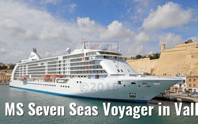 MS Seven Seas Voyager in Valletta, Malta