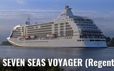 SEVEN SEAS VOYAGER (Regent Seven Seas Cruises) departing Amsterdam - September 04, 2012