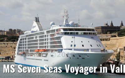 MS Seven Seas Voyager in Valletta, Malta