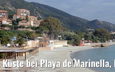 Küste bei Playa de Marinella, Korsika 19.12.2015