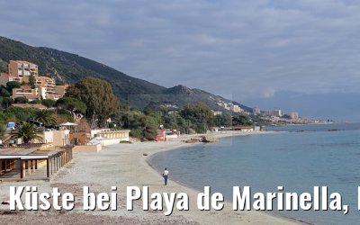 Küste bei Playa de Marinella, Korsika 19.12.2015