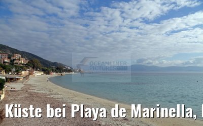 Küste bei Playa de Marinella, Korsika 19.12.2015