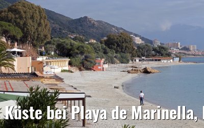 Küste bei Playa de Marinella, Korsika 19.12.2015