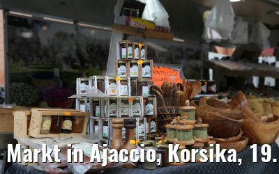 Markt in Ajaccio, Korsika, 19.12.2015