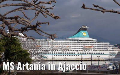 MS Artania in Ajaccio