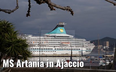 MS Artania in Ajaccio