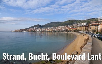 Strand, Bucht, Boulevard Lantivy, Ajaccio, Korsika