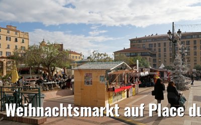 Weihnachtsmarkt auf Place du General de Gaulle, Ajaccio