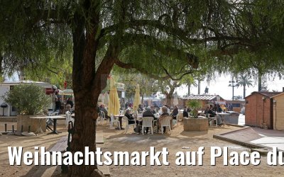 Weihnachtsmarkt auf Place du General de Gaulle, Ajaccio