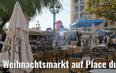 Weihnachtsmarkt auf Place du General de Gaulle, Ajaccio