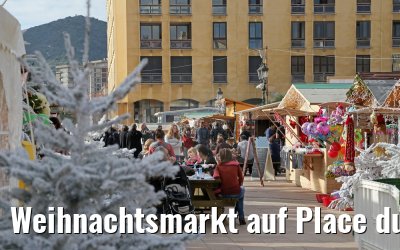 Weihnachtsmarkt auf Place du General de Gaulle, Ajaccio