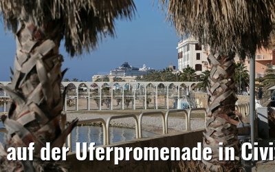 auf der Uferpromenade in Civitavecchia 21.12.2015