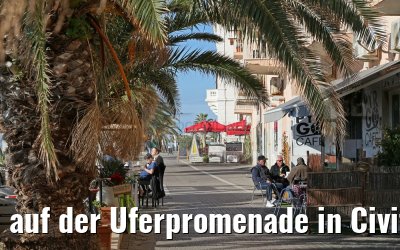 auf der Uferpromenade in Civitavecchia 21.12.2015