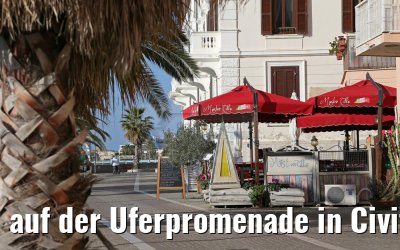 auf der Uferpromenade in Civitavecchia 21.12.2015