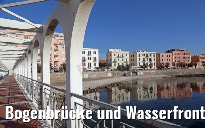 Bogenbrücke und Wasserfront Civitavecchia 21.12.2015