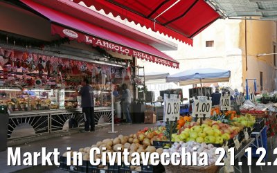 Markt in Civitavecchia 21.12.2015