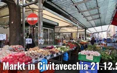 Markt in Civitavecchia 21.12.2015