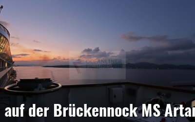 auf der Brückennock MS Artania