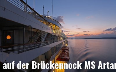 auf der Brückennock MS Artania