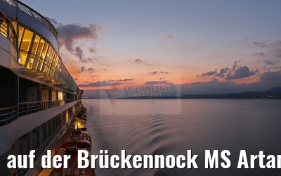 auf der Brückennock MS Artania