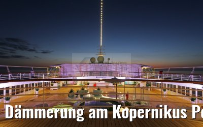 Dämmerung am Kopernikus Pool MS Artania 19.12.2015