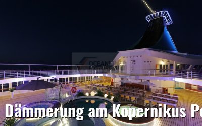 Dämmerung am Kopernikus Pool MS Artania 19.12.2015
