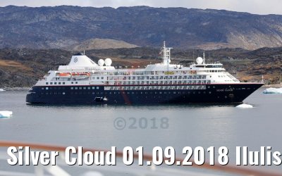 Silver Cloud 01.09.2018 Ilulissat, Grönland