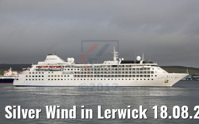 Silver Wind in Lerwick 18.08.2017