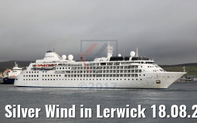 Silver Wind in Lerwick 18.08.2017