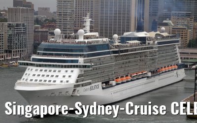 Singapore-Sydney-Cruise CELEBRITY SOLSTICE December 2012