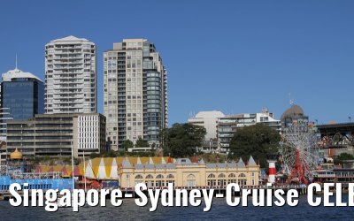 Singapore-Sydney-Cruise CELEBRITY SOLSTICE December 2012