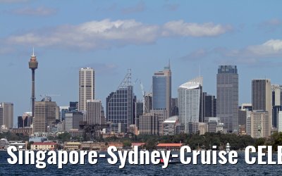 Singapore-Sydney-Cruise CELEBRITY SOLSTICE December 2012