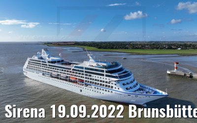 Sirena 19.09.2022 Brunsbüttel
