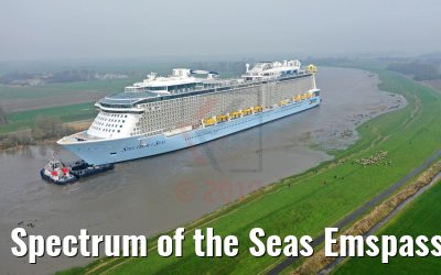 Spectrum of the Seas Emspassage aerial views 20.03.2019