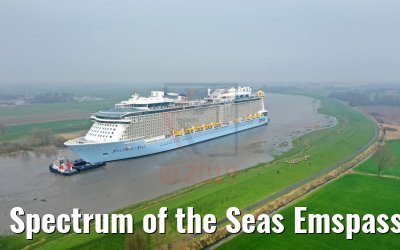 Spectrum of the Seas Emspassage aerial views 20.03.2019