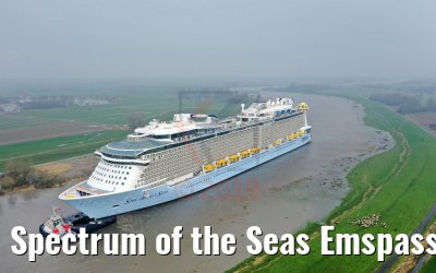 Spectrum of the Seas Emspassage aerial views 20.03.2019