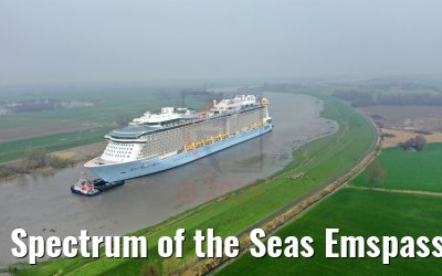Spectrum of the Seas Emspassage aerial views 20.03.2019