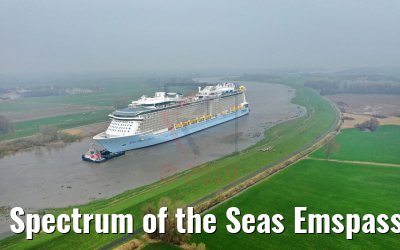 Spectrum of the Seas Emspassage aerial views 20.03.2019