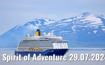 Spirit of Adventure 29.07.2024 Akureyri